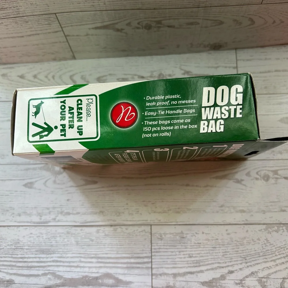 U Brand Dog Waste Bags / Doggy Doo Bags - 150 PCS LARGE BAGS not on a roll.